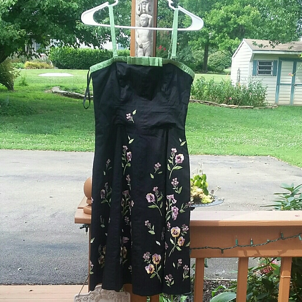 Anthropologie floral dress